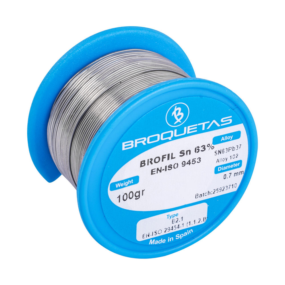 Припой Sn63,Pb37, 0,5мм, 100гр. (BROF63-05/01H) Припой Sn63,Pb37, 0,5мм, 100гр. (BROF63-05/01H)