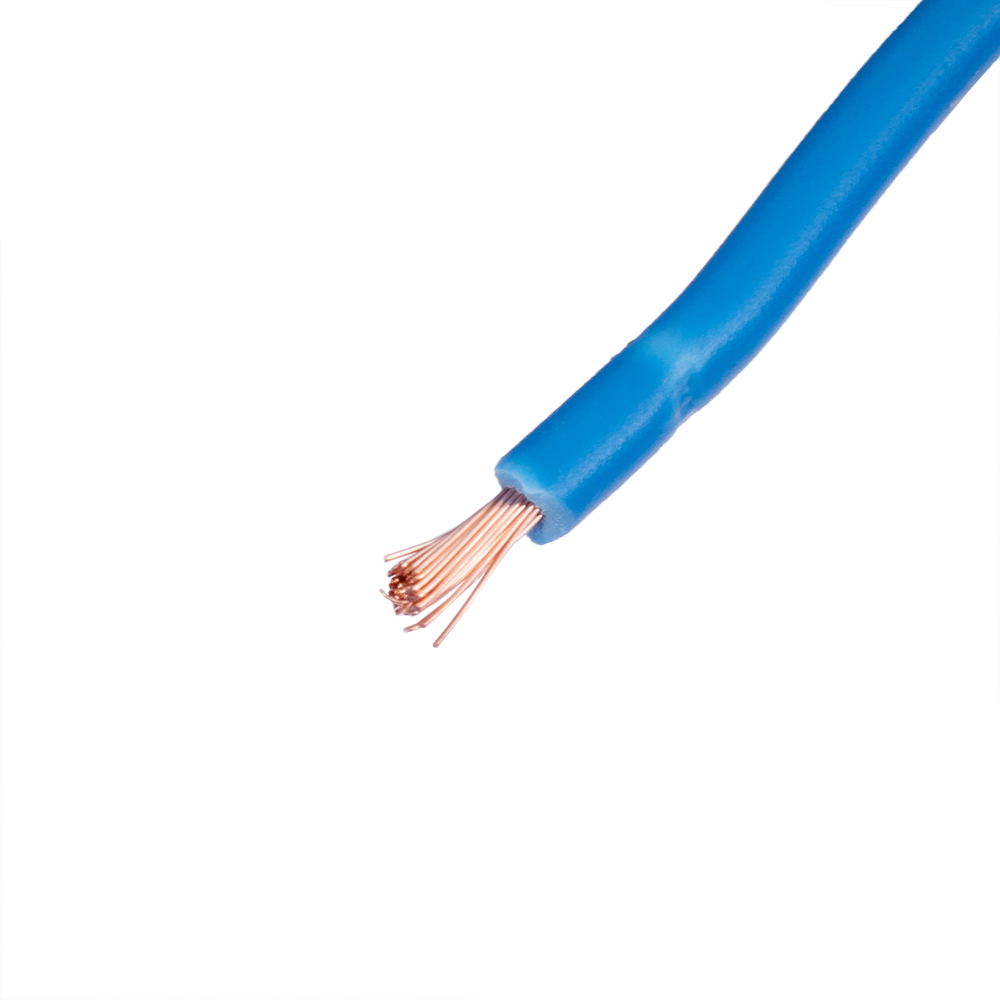 Провід багатожильний 1.5mm² (16AWG/48xD0.20мм, мідь, PVC), синій