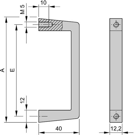 Ручка 10501-004 /Schroff