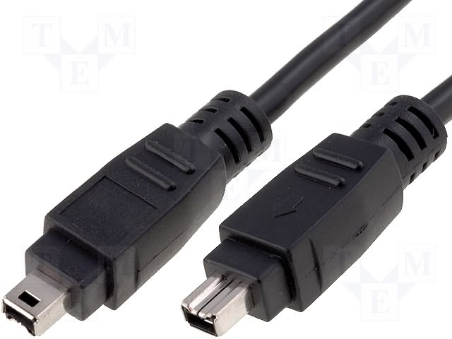 Кабель IEEE1394 4-контактный, разъем с обеих сторон; 1,8 м (C-1394-44/1.8) Кабель IEEE1394 4-контактный, разъем с обеих сторон; 1,8 м (C-1394-44/1.8)