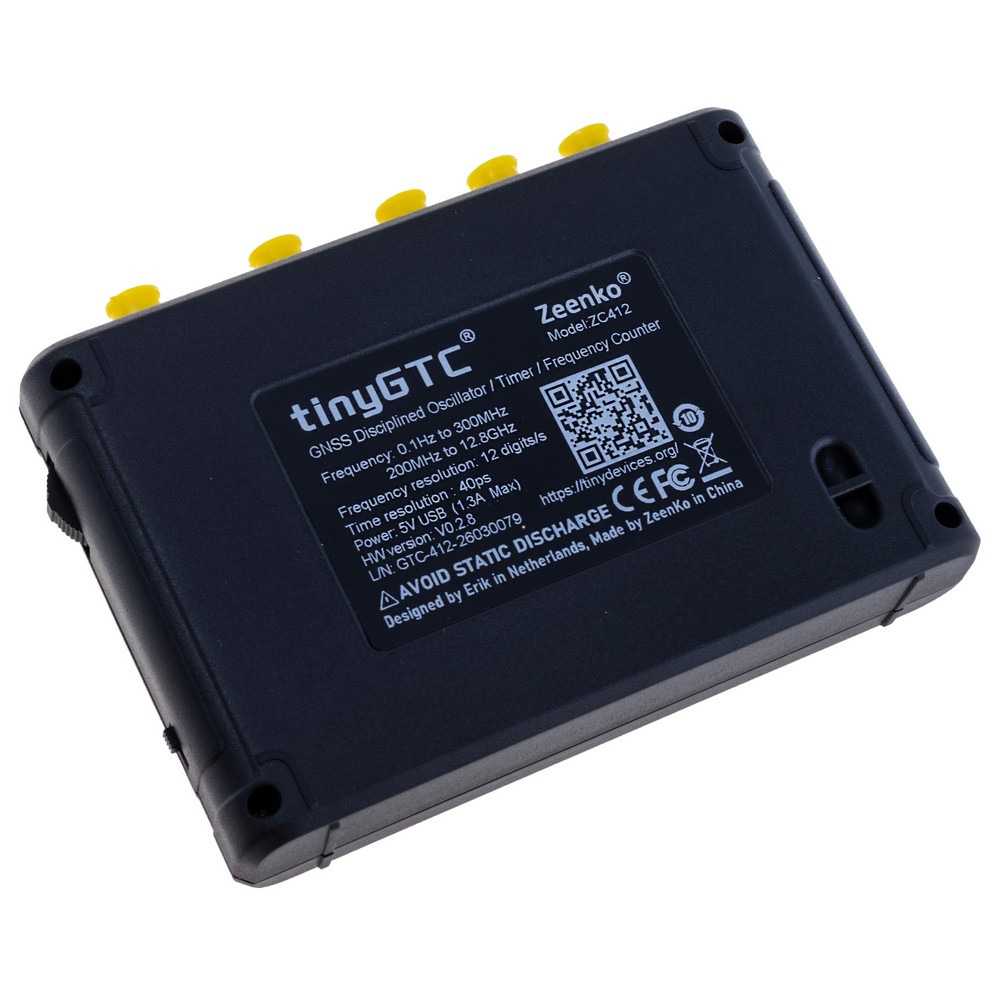 Частотомір tinyGTC 100kHz-6GHz (ZC412 – Zeenko)