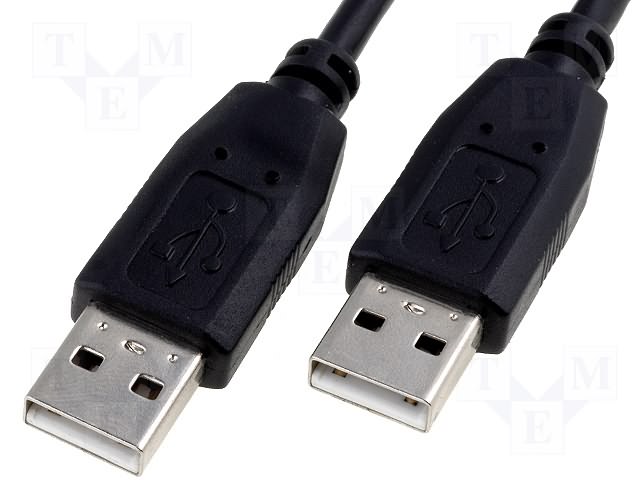 Кабель USBA-plug - USBA-plug длина 2м (CAB-USB2AA/2) Кабель USBA-plug - USBA-plug длина 2м (CAB-USB2AA/2)