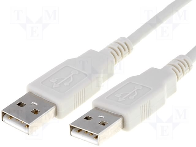 Кабель USBA-plug - USBA-plug 3м (CAB-USBAA / 3) Кабель USBA-plug - USBA-plug 3м (CAB-USBAA / 3)