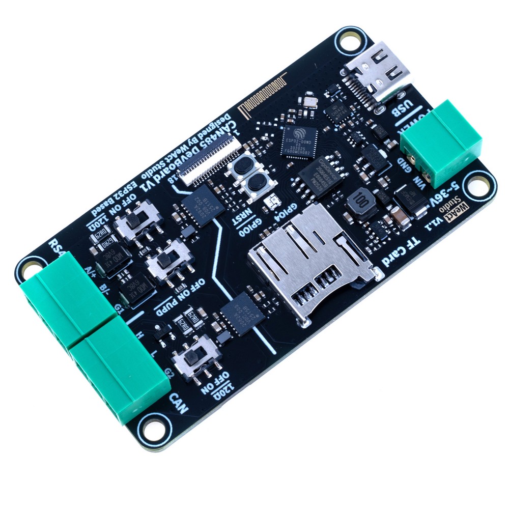 Перетворювач інтерфейсу CAN485 DevBoard V1 ESP32-D0WD-V3+CH343P (WeAct Stuio) Перетворювач інтерфейсу CAN485 DevBoard V1 ESP32-D0WD-V3+CH343P (WeAct Stuio)