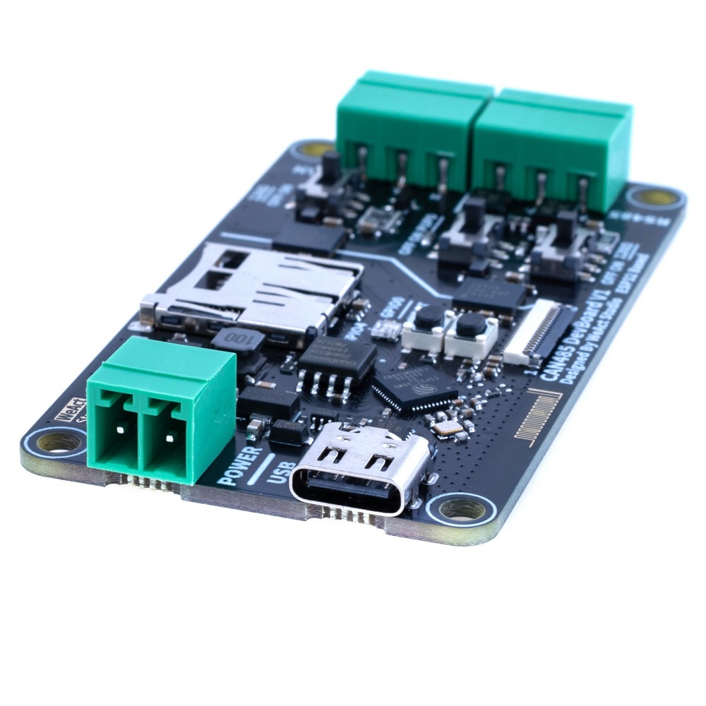 Перетворювач інтерфейсу CAN485 DevBoard V1 ESP32-D0WD-V3+CH343P (WeAct Stuio) Перетворювач інтерфейсу CAN485 DevBoard V1 ESP32-D0WD-V3+CH343P (WeAct Stuio)