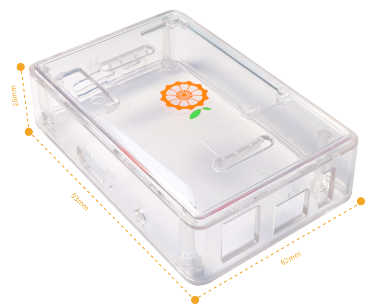 Orange Pi PC/PC Plus Boards Transparent корпус Orange Pi PC/PC Plus Boards Transparent корпус