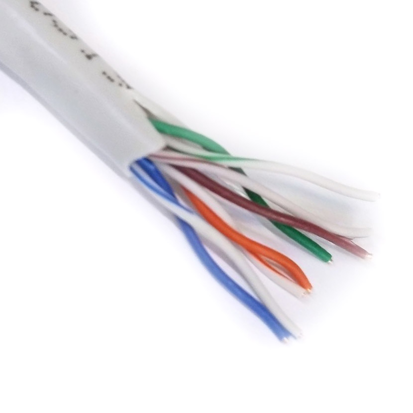 Вита пара UTPD/CCA-E (U/UTP; 5e; 4x2x24AWG; одножильний; CCA; PVC; сірий) Вита пара UTPD/CCA-E (U/UTP; 5e; 4x2x24AWG; одножильний; CCA; PVC; сірий)