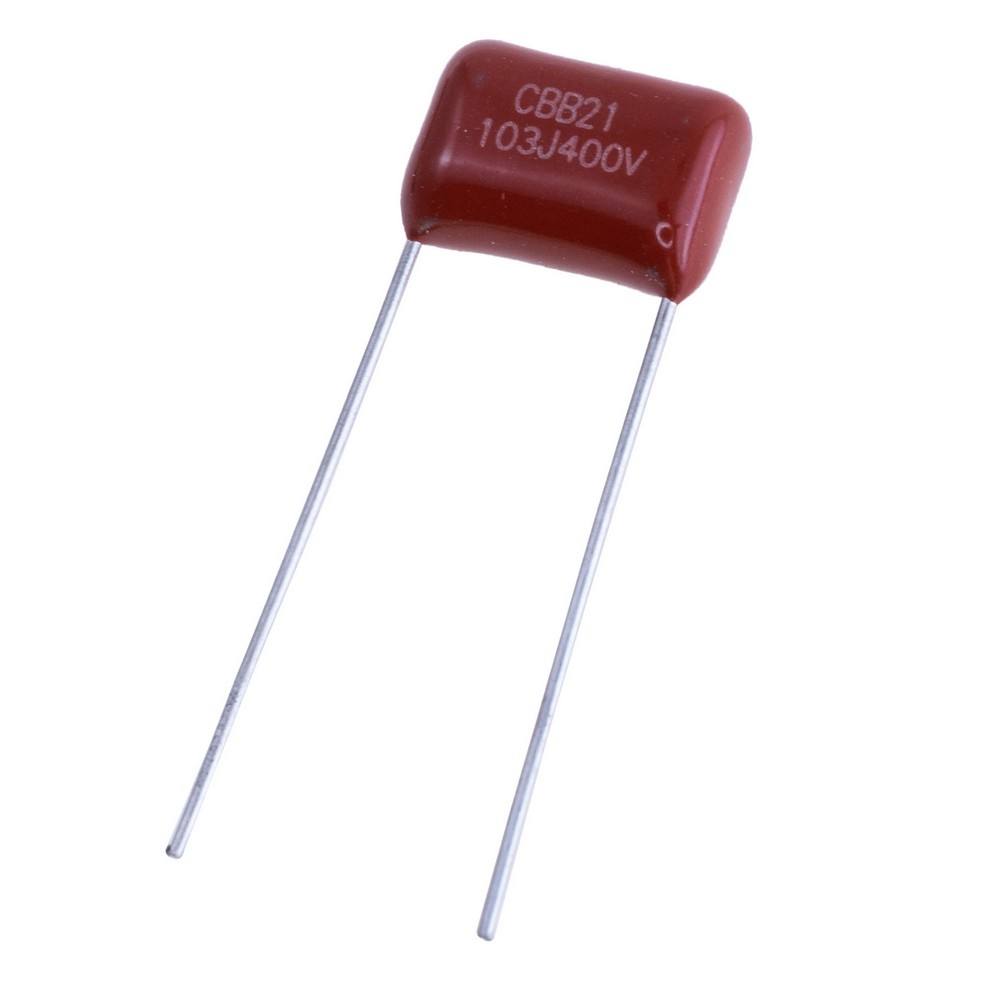 CBB21 10nF 400V J(±5%), P=10mm, 12x8x5mm CBB21-103J400VP10 конденсатор плівковий