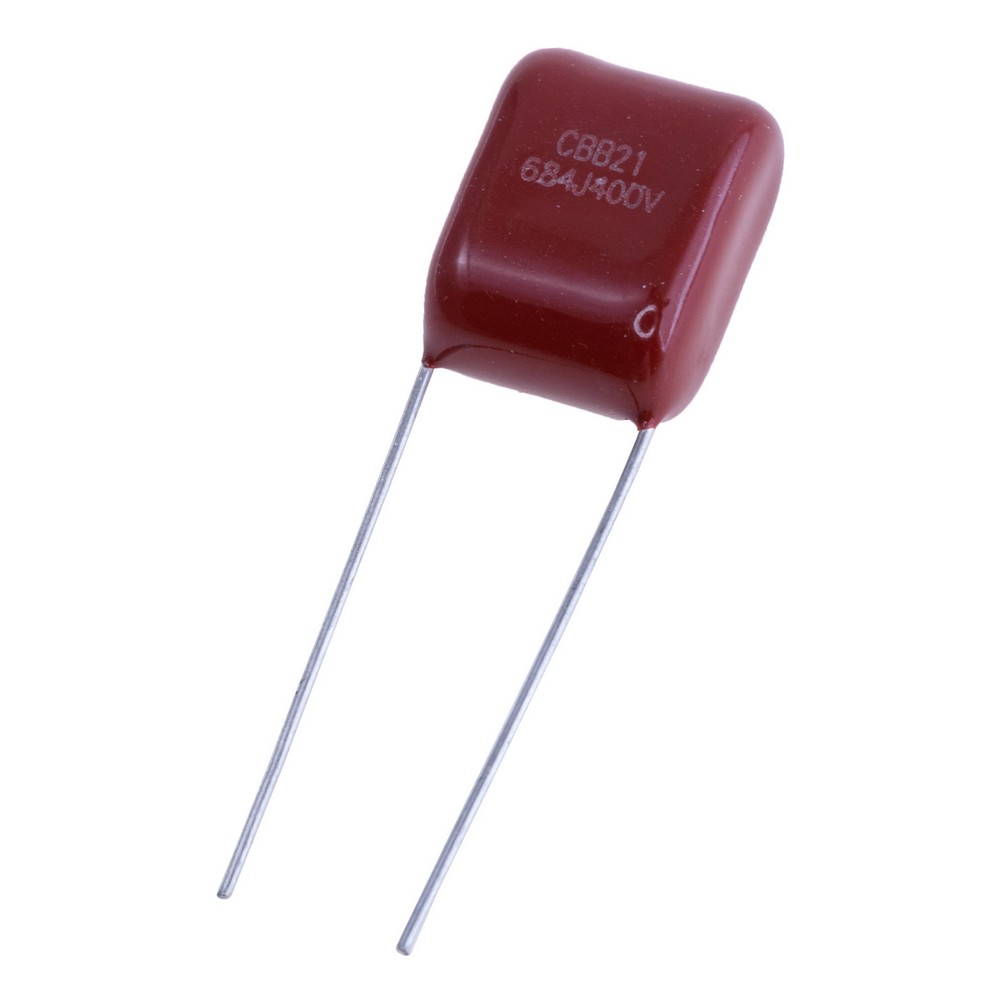 CBB21 680nF 400V J(±5%), P=10mm, 12x15x9mm CBB21-684J400VP10 конденсатор плівковий
