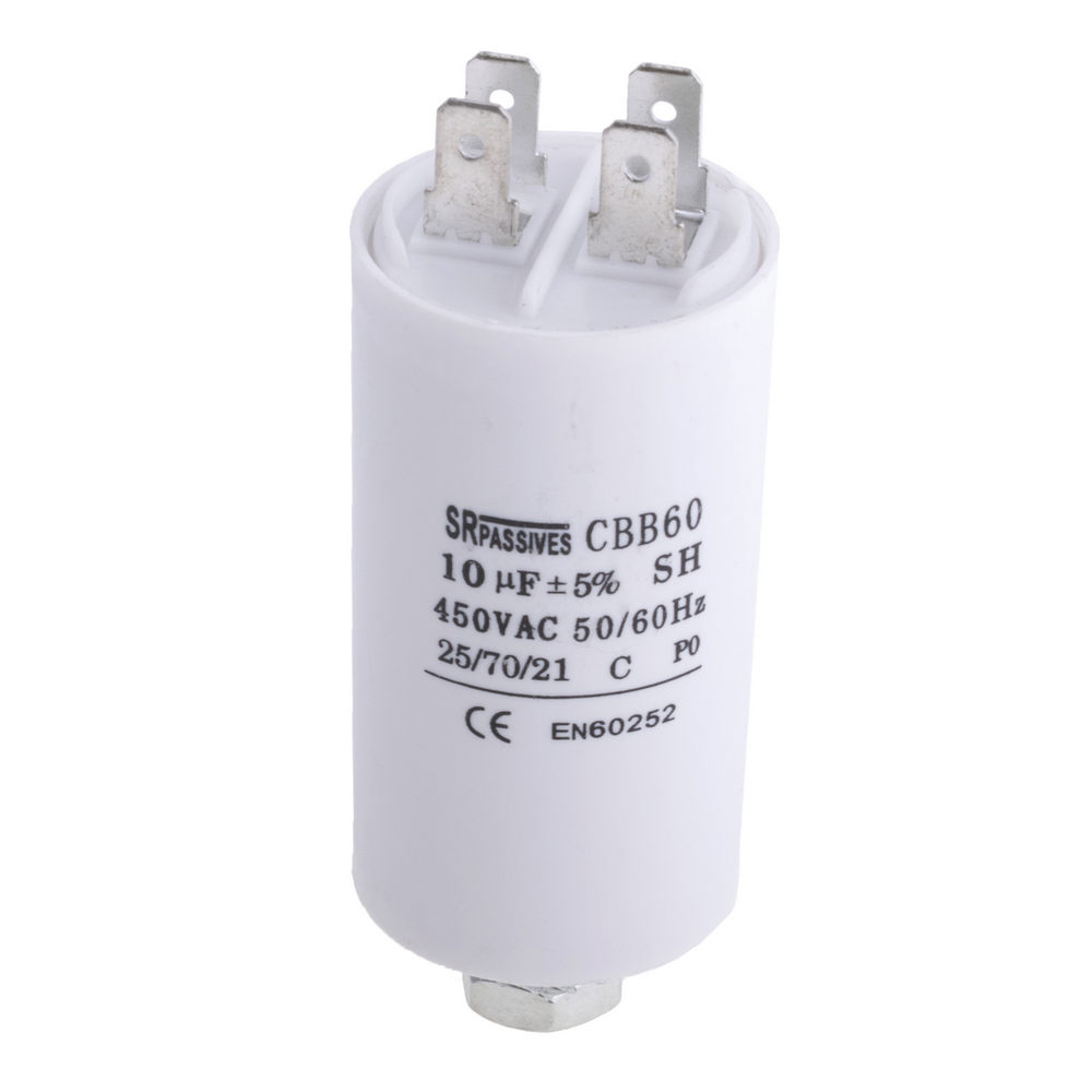 10uF 450V; Ø35x65mm; -25÷70°C; ±5%; 3000  (CBB60E-10/450)