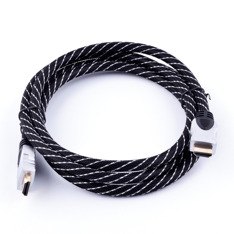 Кабель HDMI 1.4, вилка HDMI з обох сторін, довжина 1,8 м, чорний-сірий (CG573A-018-PB) Кабель HDMI 1.4, вилка HDMI з обох сторін, довжина 1,8 м, чорний-сірий (CG573A-018-PB)