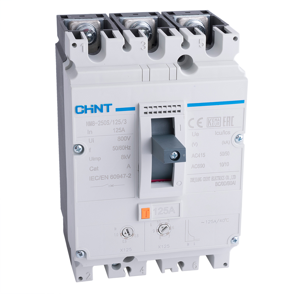 Автоматичний вимикач CHINT NM8-250S/3300 125A