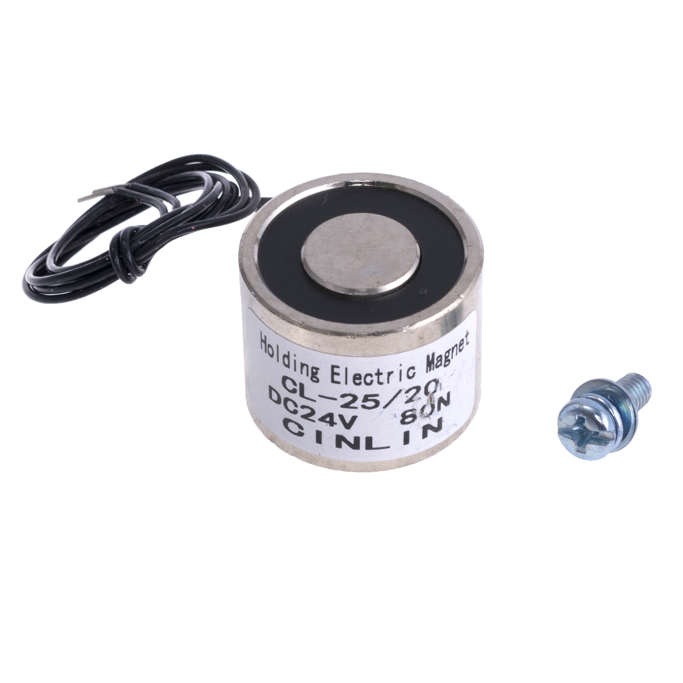 Електромагніт CL-P 25/20 24V 2,5W 80N (Cinlin) Електромагніт CL-P 25/20 24V 2,5W 80N (Cinlin)