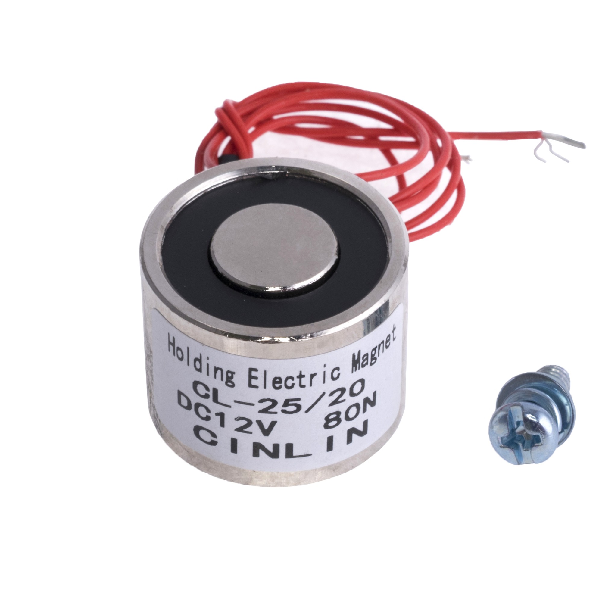 Електромагніт CL-P 25/20 12V 4W 5kg/80N (Cinlin)