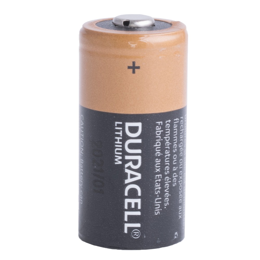 Батарейка CR123 літієва 3V 1шт. DURACELL BAT-CR123/DR-BULK