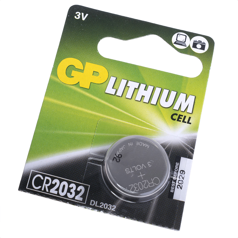 Батарейка CR2032 літієва 3V 1шт. GP Batteries