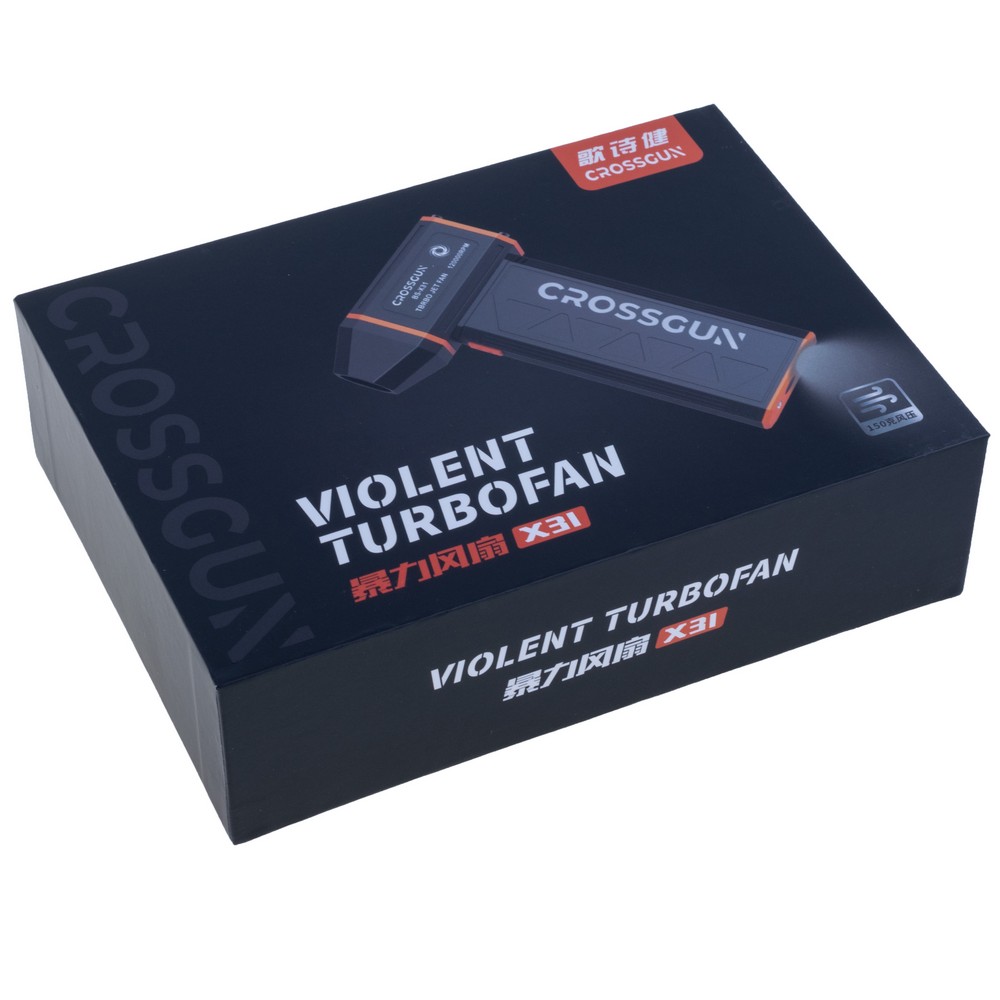 Ручний портативний турбовентилятор Crossgun X31 Jetfan