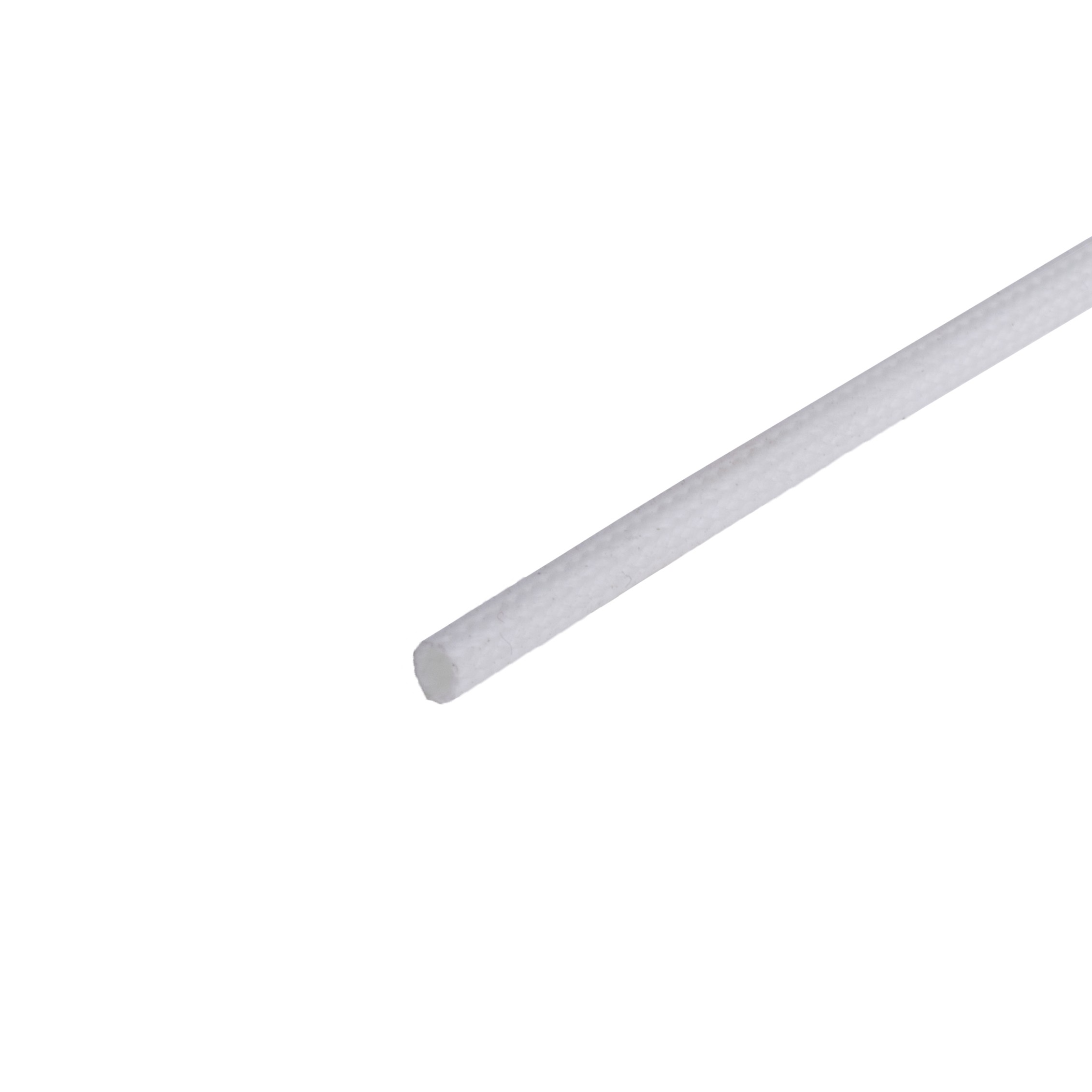 Скловолоконний рукав для кабелю білий D = 3mm (T3-KangYang)