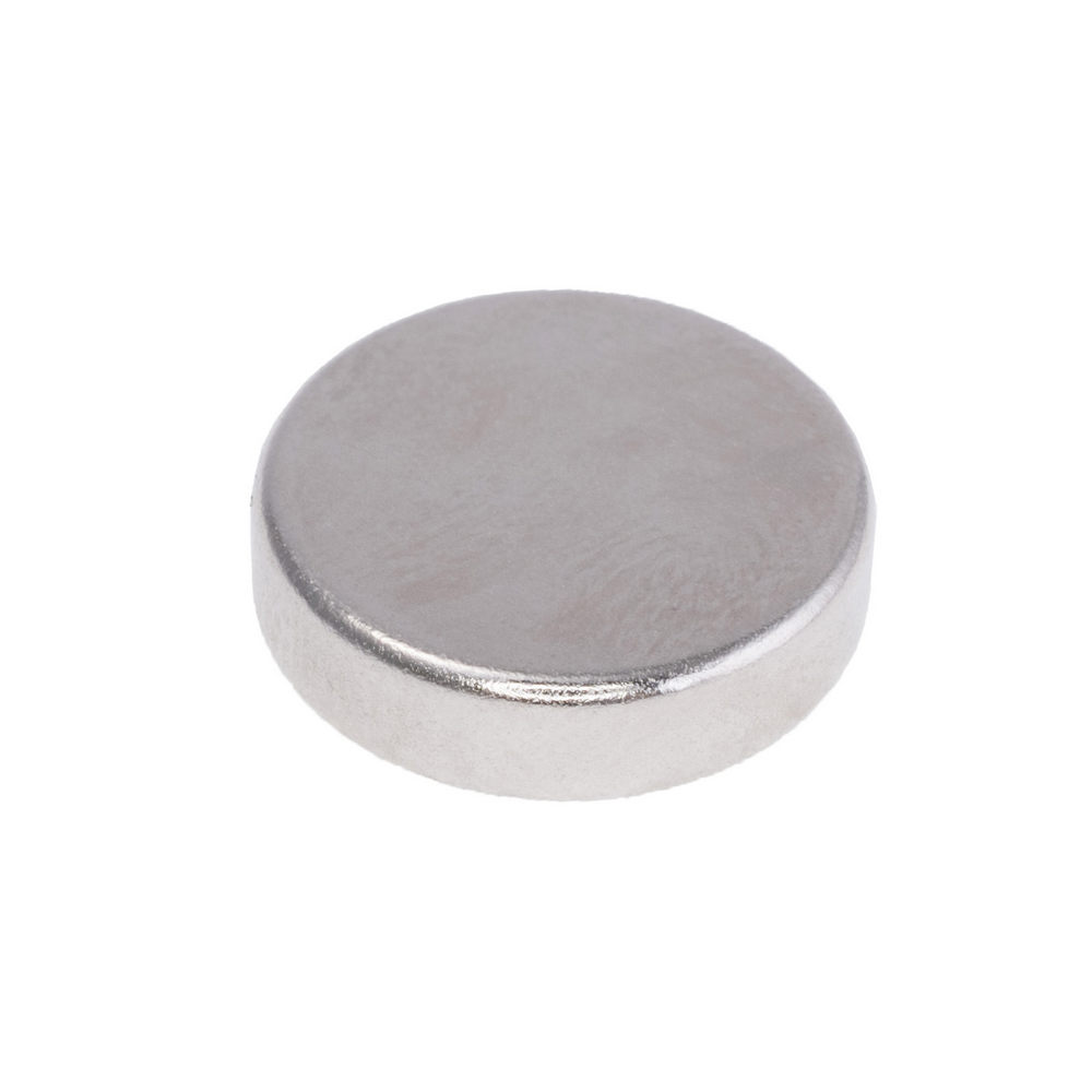 Магніт NdFeB, диск/циліндр D15 x 4 mm (N38), Ni + Cu + Ni (нікель) Магніт NdFeB, диск/циліндр D15 x 4 mm (N38), Ni + Cu + Ni (нікель)