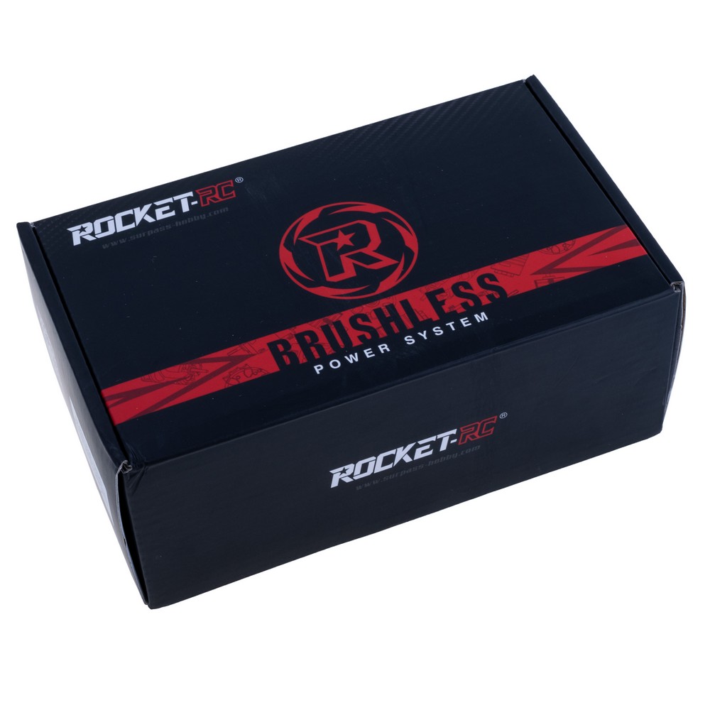 Двигун 56112 520KV, чорний, вал 8мм (Rocket RC)