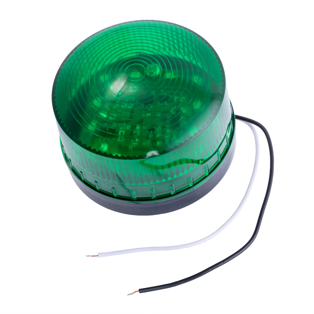 Сигнальна лампа зелена d73мм