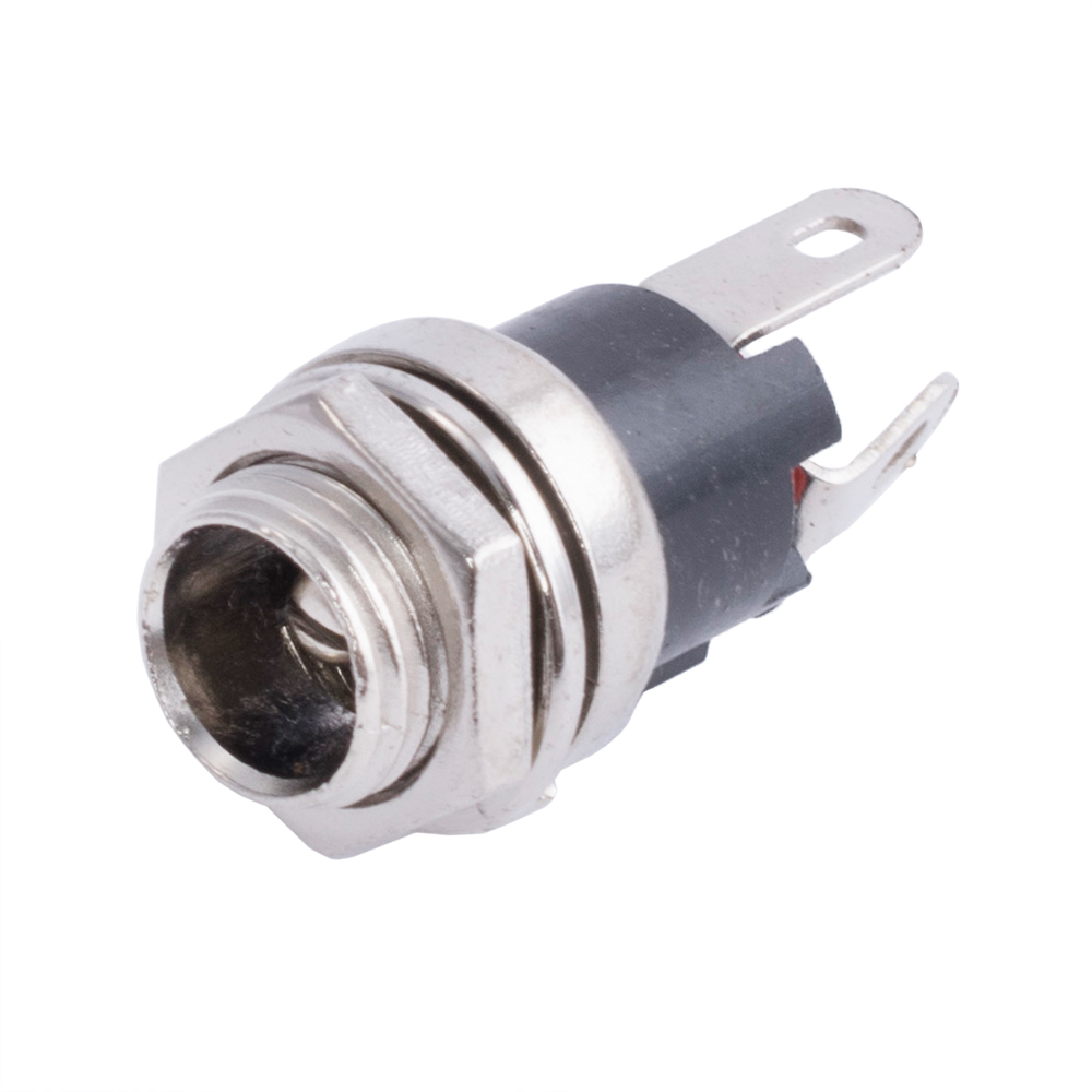 Гніздо живлення на панель DC 2,5x5,5mm довжина 16мм (GT1-2137B)