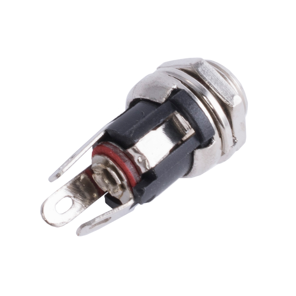 Гніздо живлення на панель DC 2,5x5,5mm довжина 16мм (GT1-2137B)