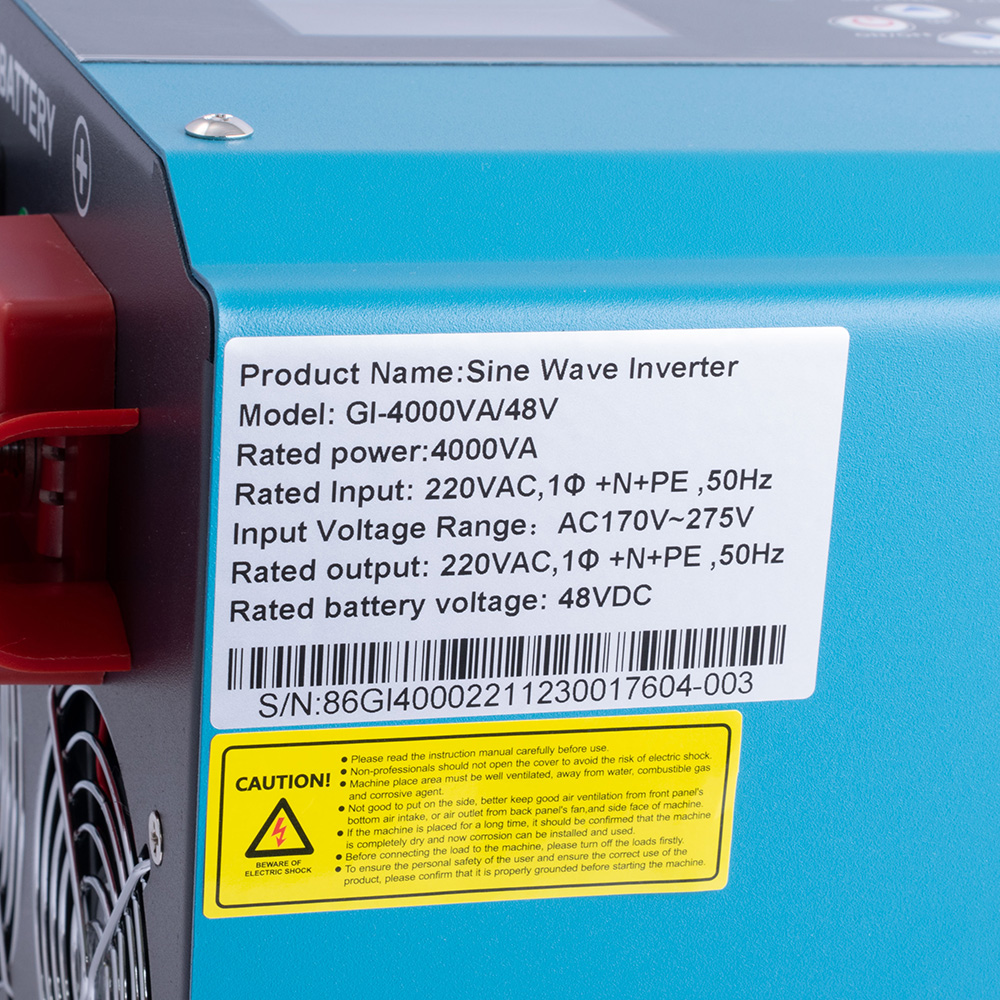 Інвертор напруги DC/AC GI-4000VA/48V (3500W)-Demuda)