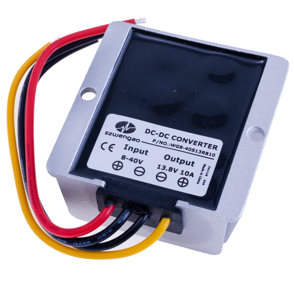 DC/DC перетворювач 8-40V в 13.8V/10A