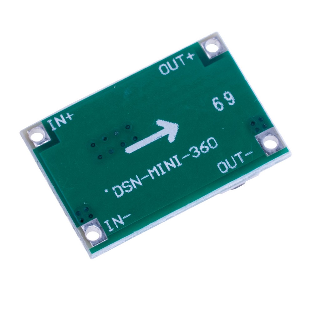 DC-DC понижуючий перетворювач з регулюванням MINI-360 вхід 4.75V-23V вихід 1.0V-17V 2A
