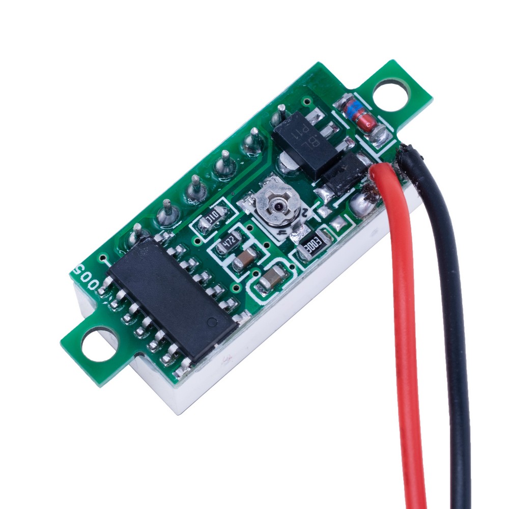 Вольтметр цифровий DC 2.5-30V 0.28" (червоний)
