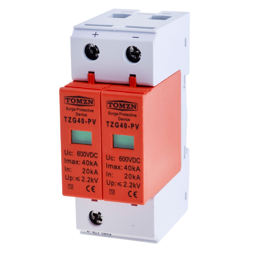 Пристрій захисту від імпульсних перенапруг "DC" 2P DC SPD TZG40-PV 600V
