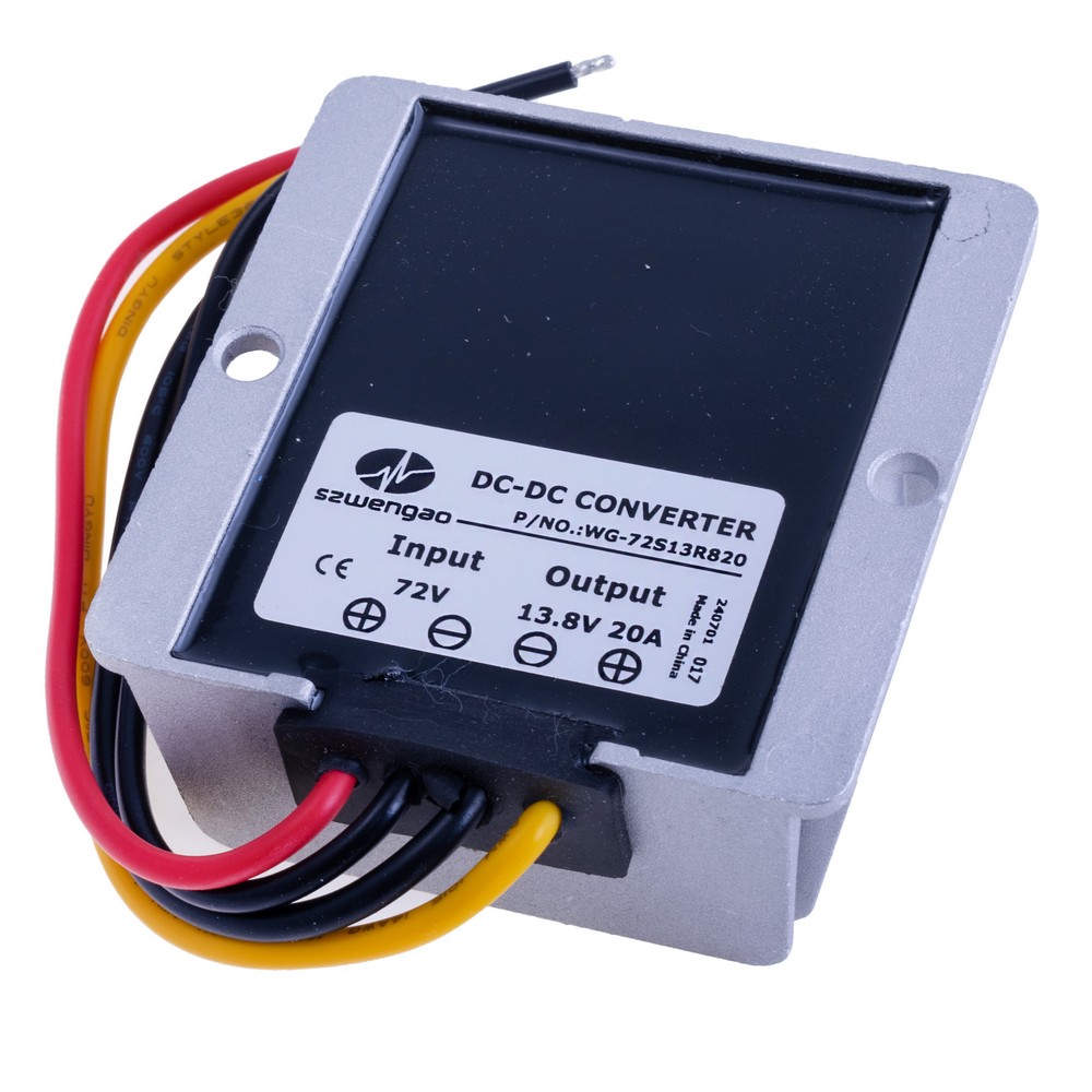 DC/DC перетворювач 72V в 13.8V/20A
