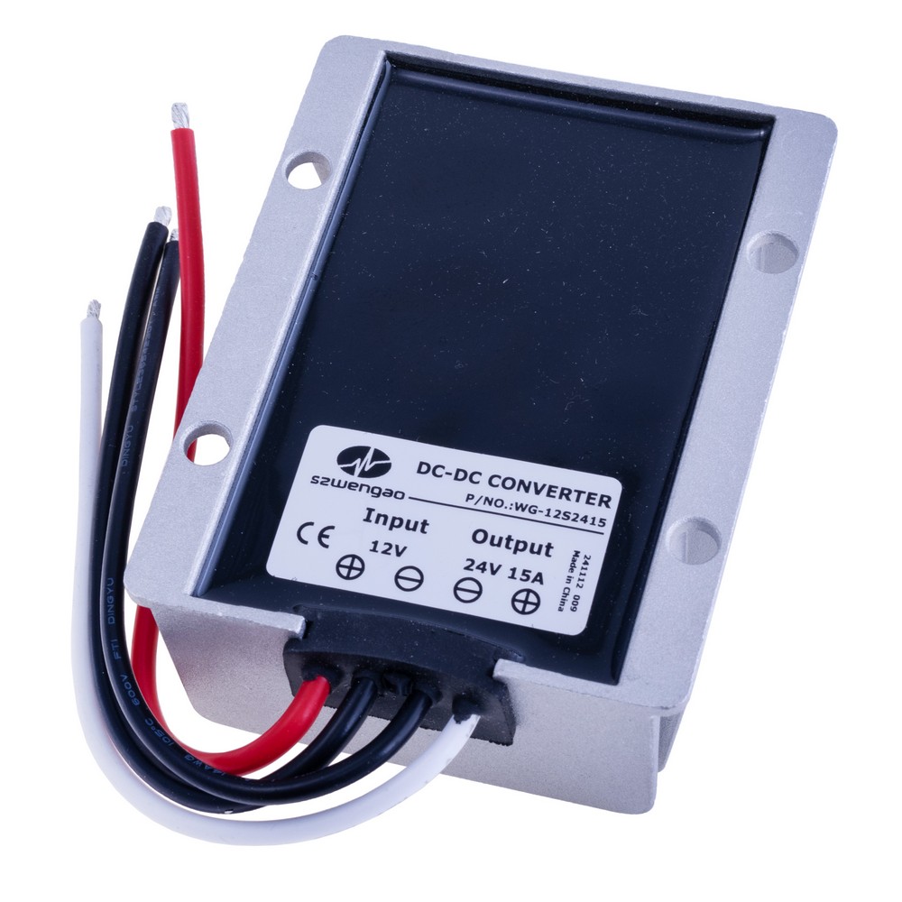 DC/DC перетворювач 12V в 24V/15A (WG-12S2415 – szwengao)