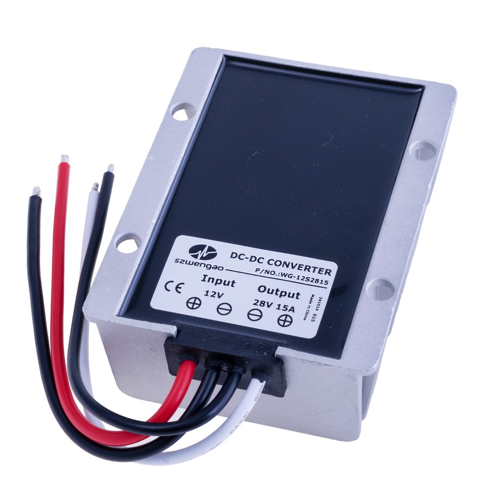 DC/DC перетворювач 12V в 28V/15A (WG-12S2815 – szwengao)