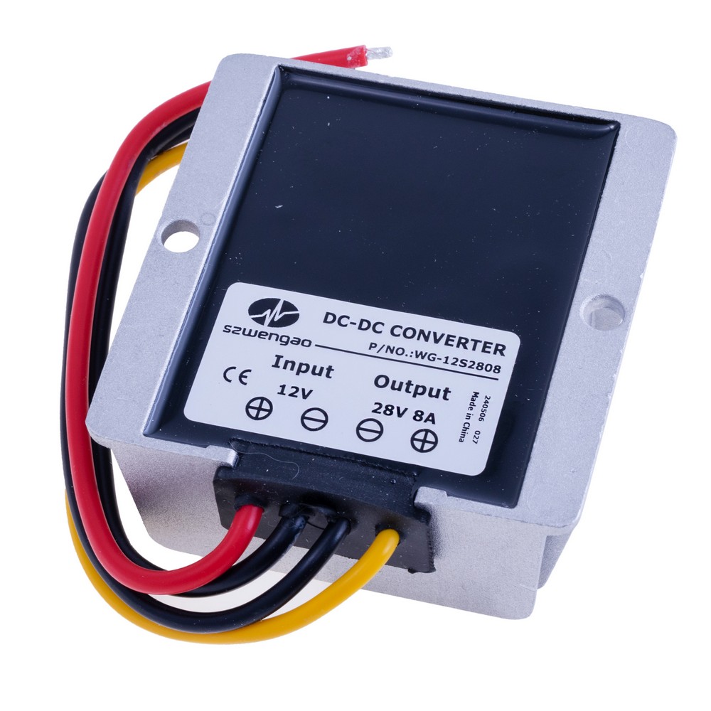 DC/DC перетворювач 12V в 28V/8A (WG-12S2808 – szwengao)