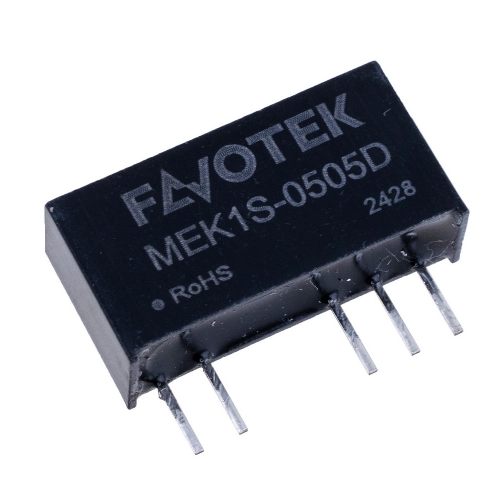 DC/DC перетворювач 1W, Favotek MEK1S-0505D