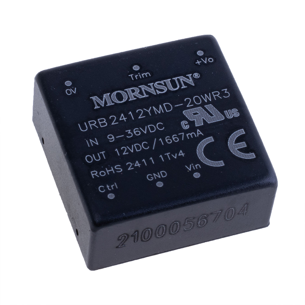 DC/DC перетворювач 20W, Mornsun URB2412YMD-20WR3