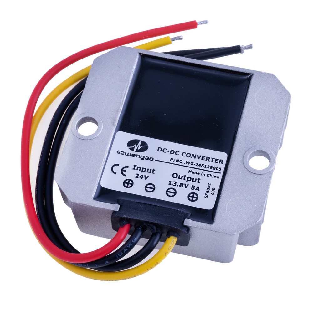 DC/DC перетворювач 24V в 13.8V/5A