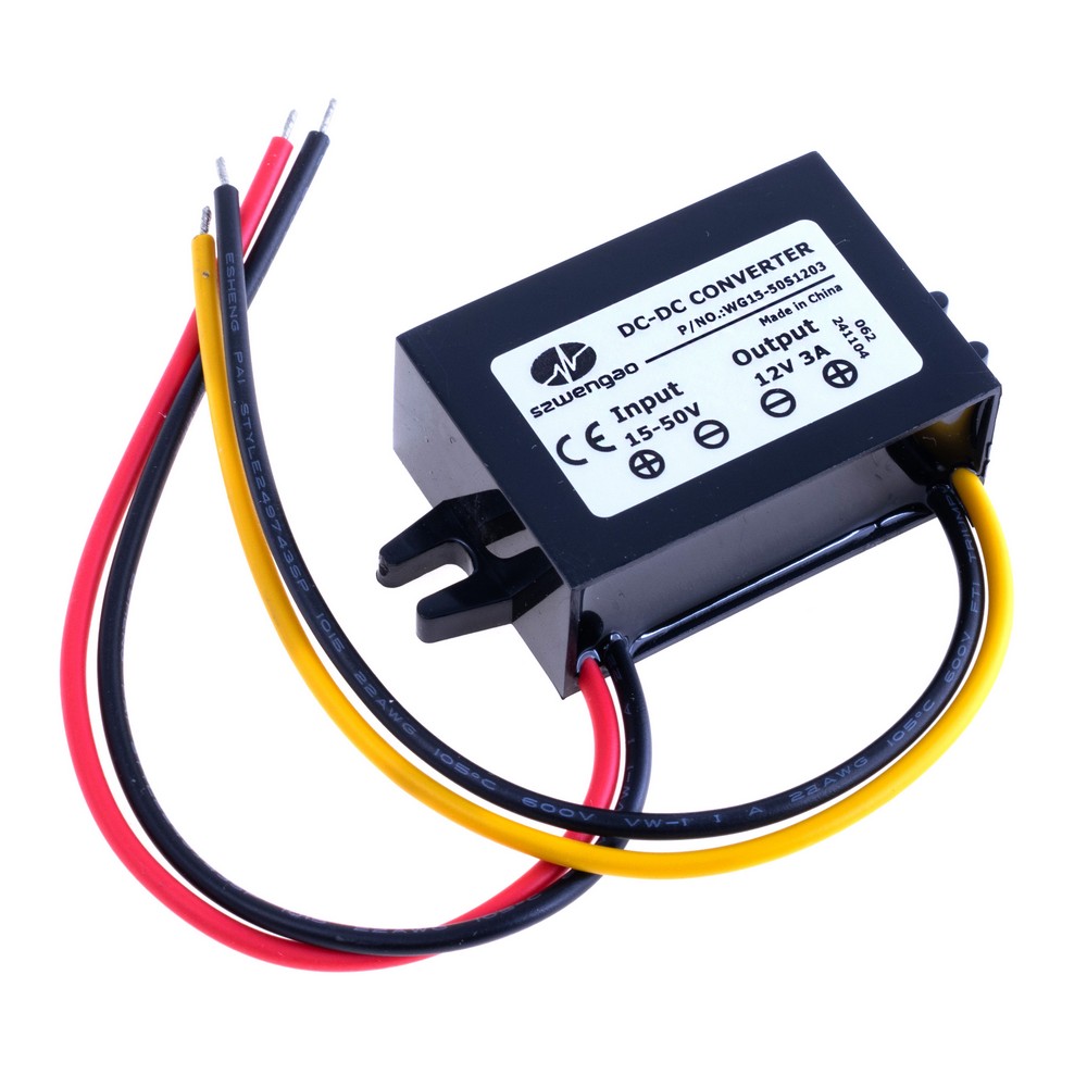 DC/DC перетворювач 15V-50V в 12V/3A