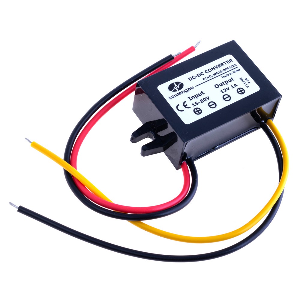 DC/DC перетворювач 15V-80V в 12V/1A