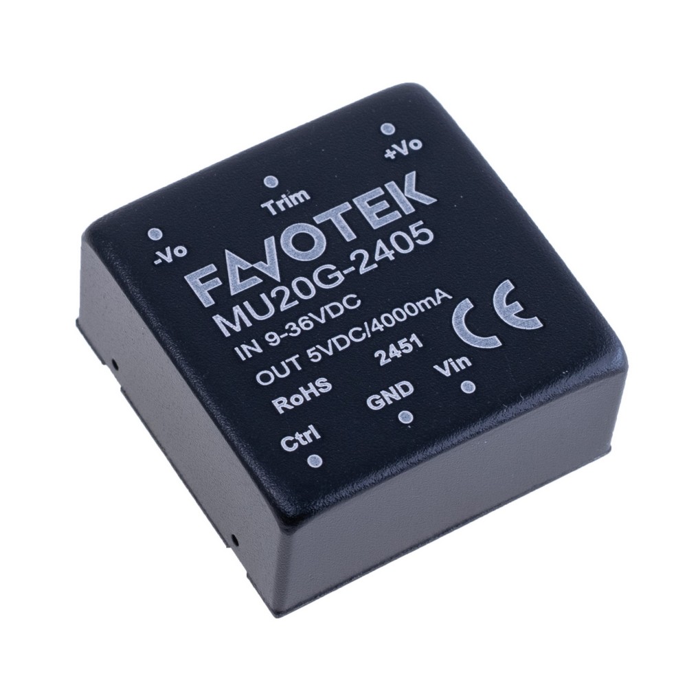 DC/DC перетворювач 20W, FAVOTEK MU20G-2405