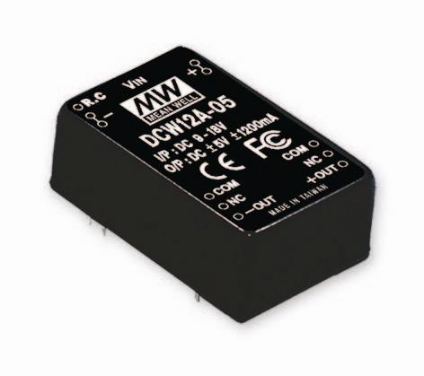 DC/DC перетворювач 12W, MeanWell DCW12A-15