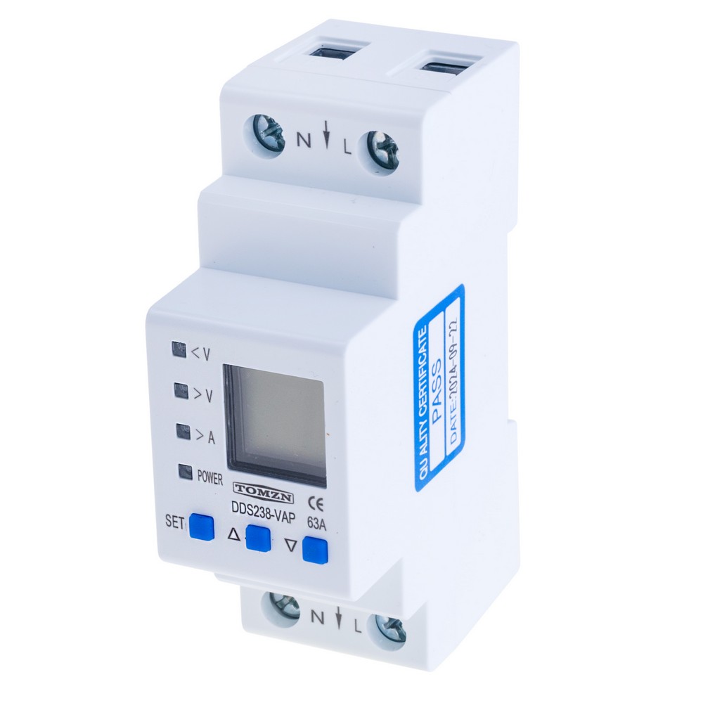 Інтелектуальний автоматичний вимикач живленняr DDS238-VAP 63A Top input
