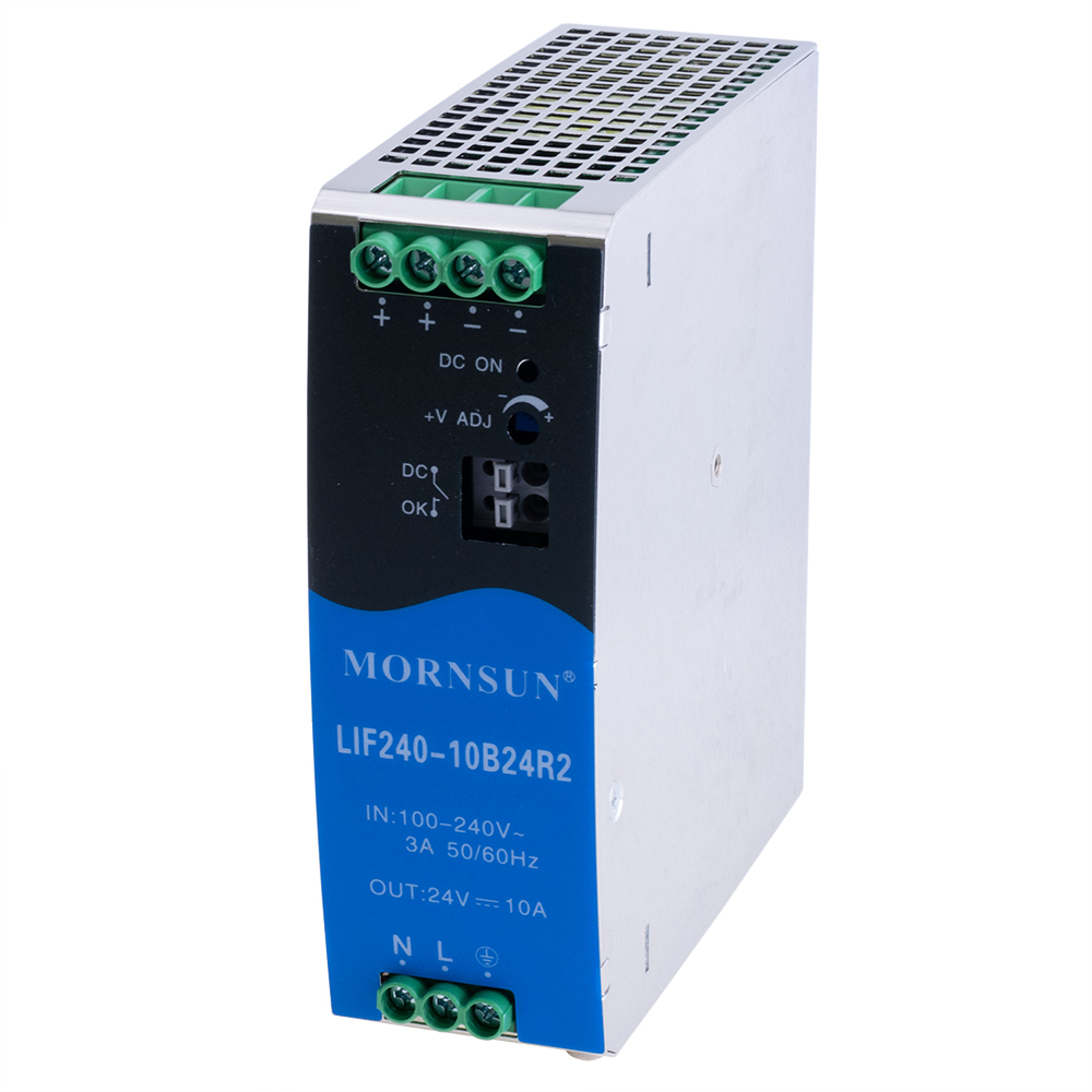 Блок живлення на DIN-рейку 240W 24V LIF240-10B24R2 Блок живлення на DIN-рейку 240W 24V LIF240-10B24R2