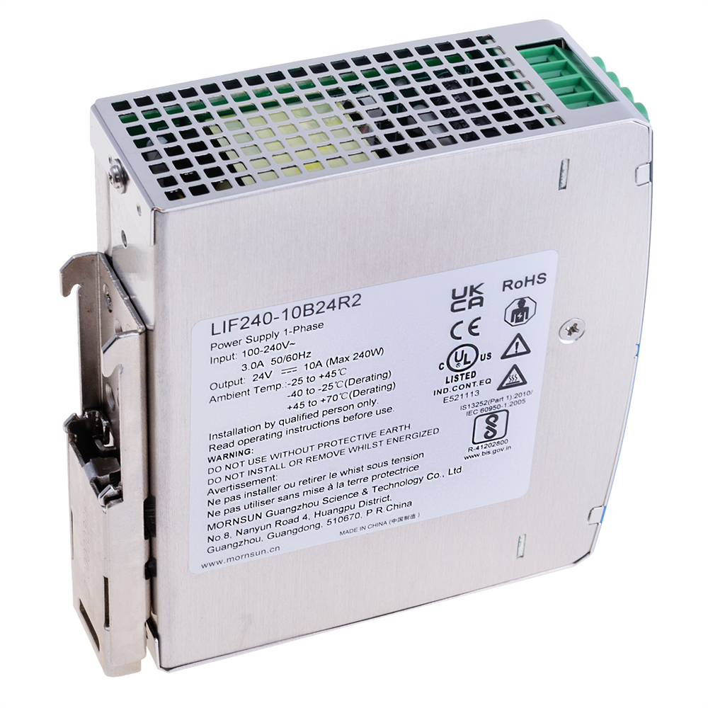 Блок живлення на DIN-рейку 240W 24V LIF240-10B24R2