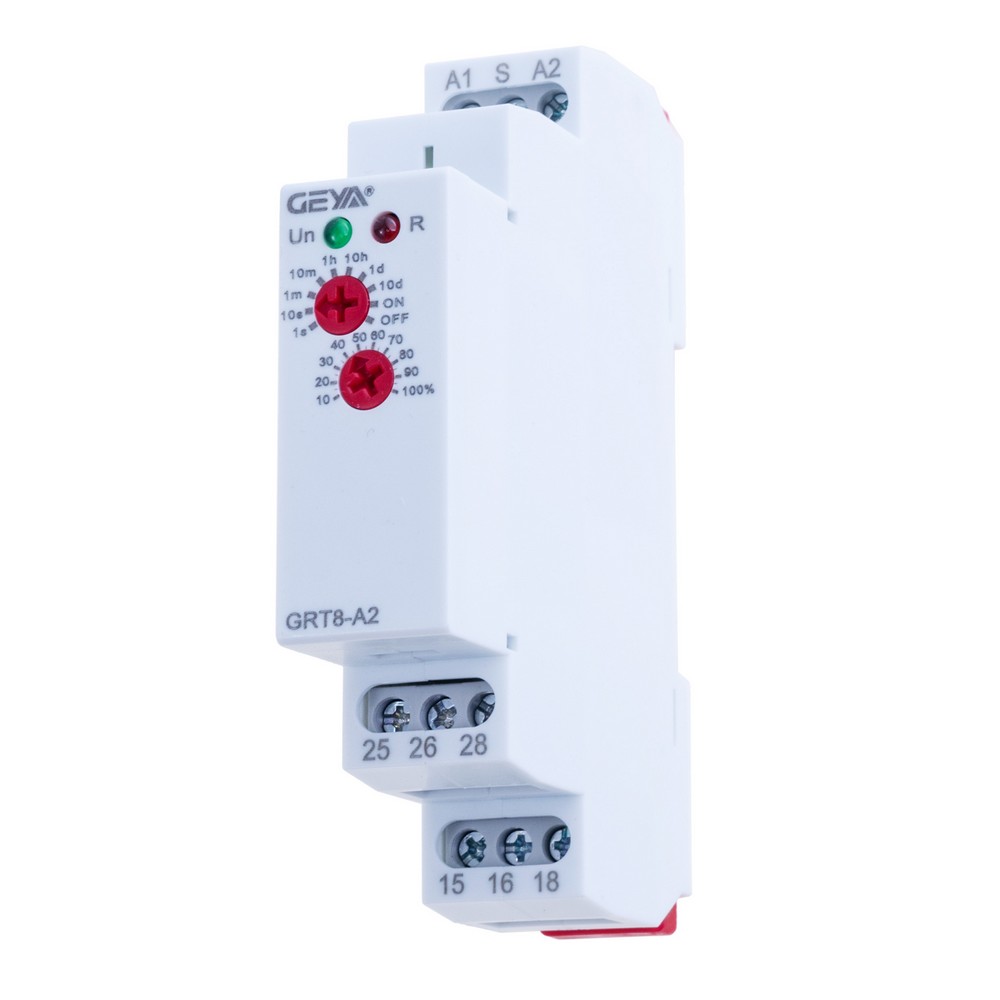 Реле часу DIN-рейку "ON 2xSPDT" GRT8-A2 AC230V