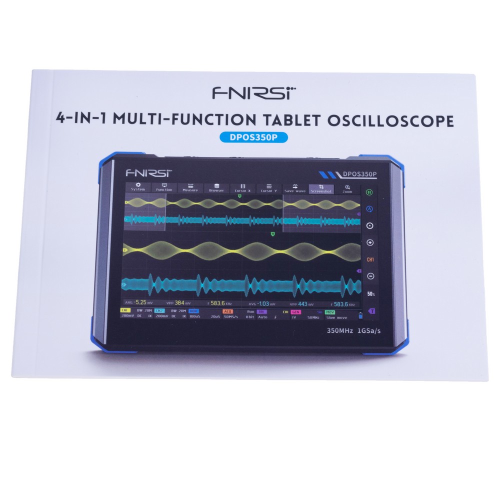 Пристрій 4в1 DPOS350P 4-in-1 Multi-Function Tablet Oscilloscope Пристрій 4в1 DPOS350P 4-in-1 Multi-Function Tablet Oscilloscope