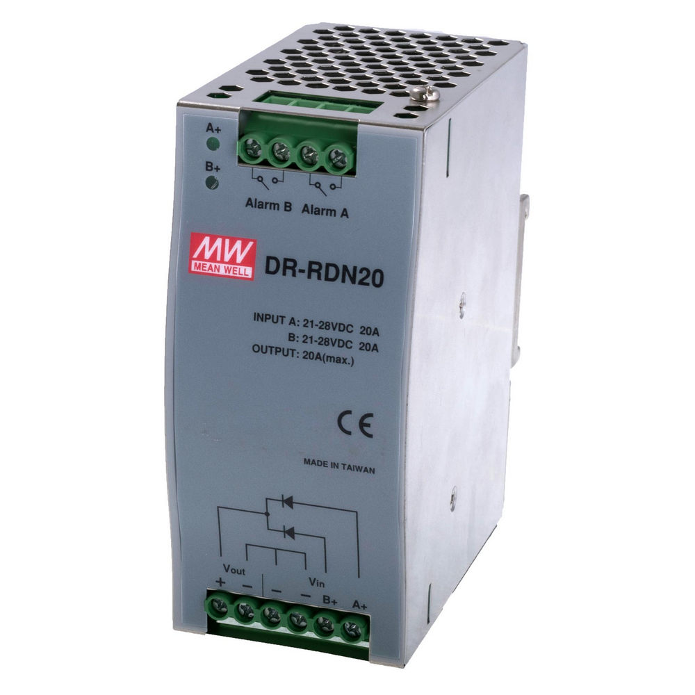 Допоміжний модуль на DIN-рейку 480W 24V DR-RDN20