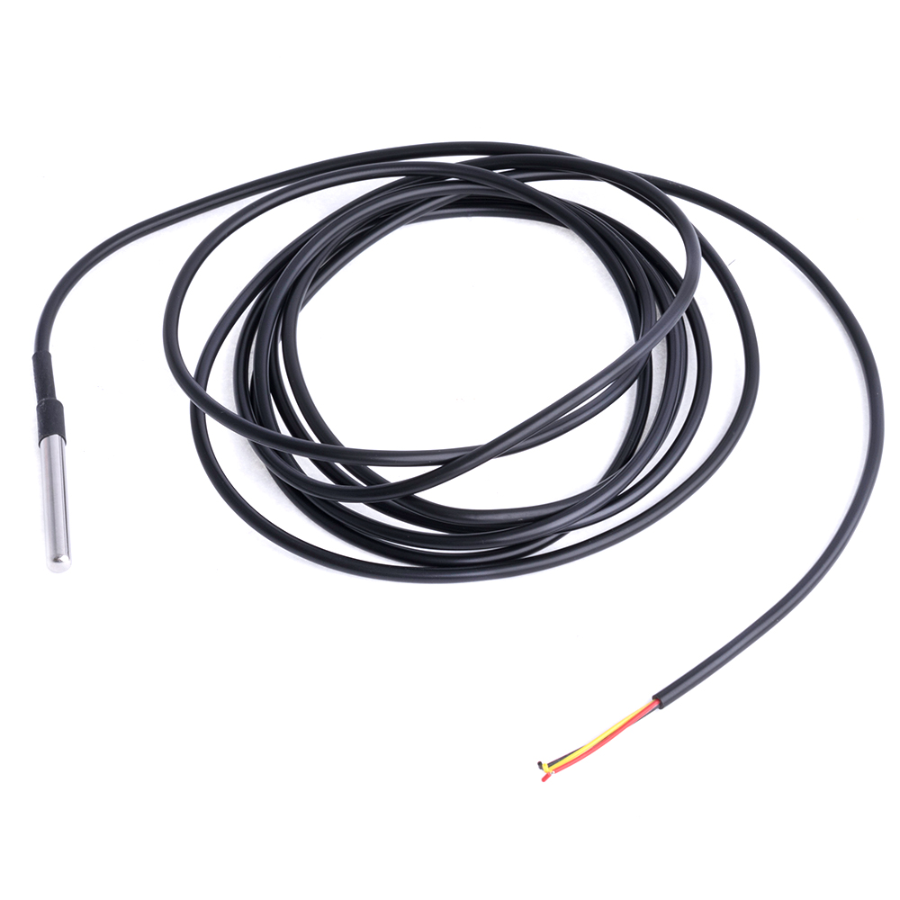 Датчик температури DS18B20 з кабелем 3м (2-line режим підтримується)